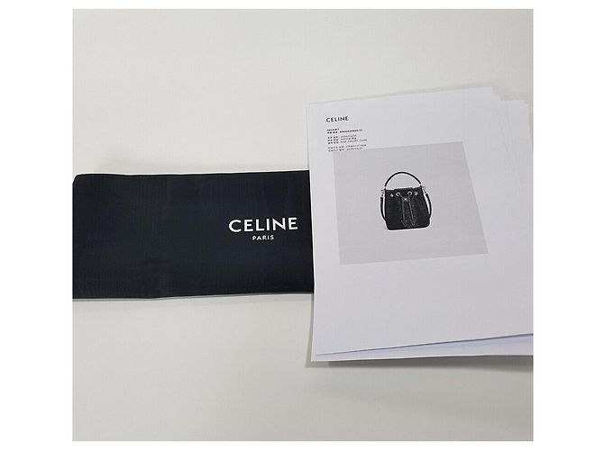 Céline Borsetta Tiny Clasp in tela Triomphe - vista 10