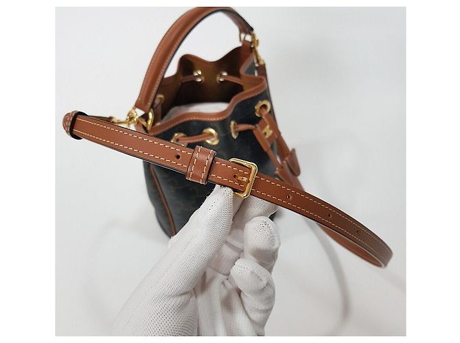 Céline Borsetta Tiny Clasp in tela Triomphe - vista 7