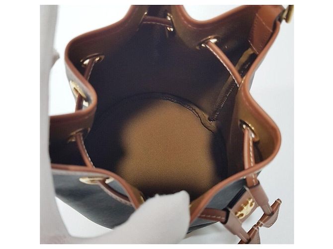 Céline Borsetta Tiny Clasp in tela Triomphe - vista 9