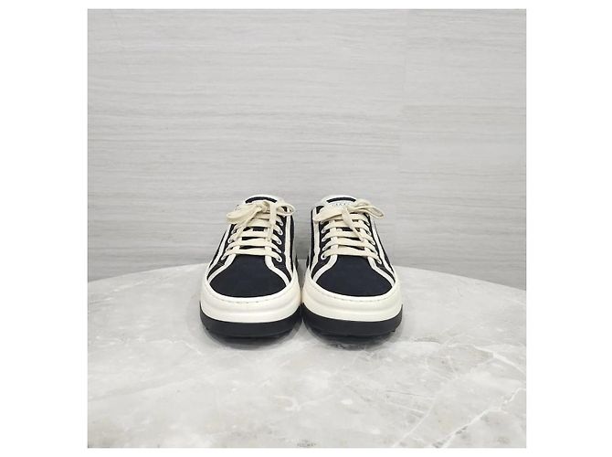 Gucci Schwarze Canvas-Sneaker - Ansicht 2