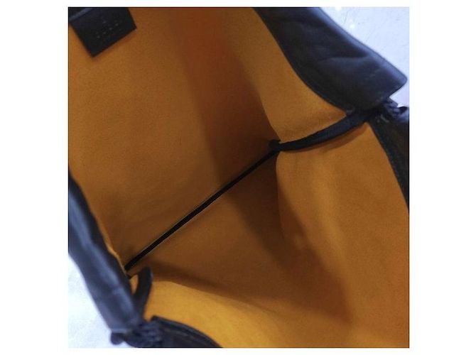 Gucci Zaino in pelle con coulisse - vista 7