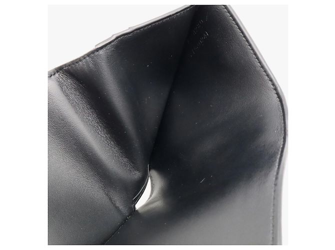 Céline Celine Small Trifold Wallet - Black Leather - view 6