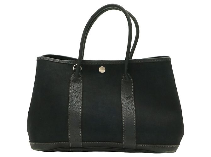 Hermès HERMES Garden TPM Tote Bag - Black - vista 2