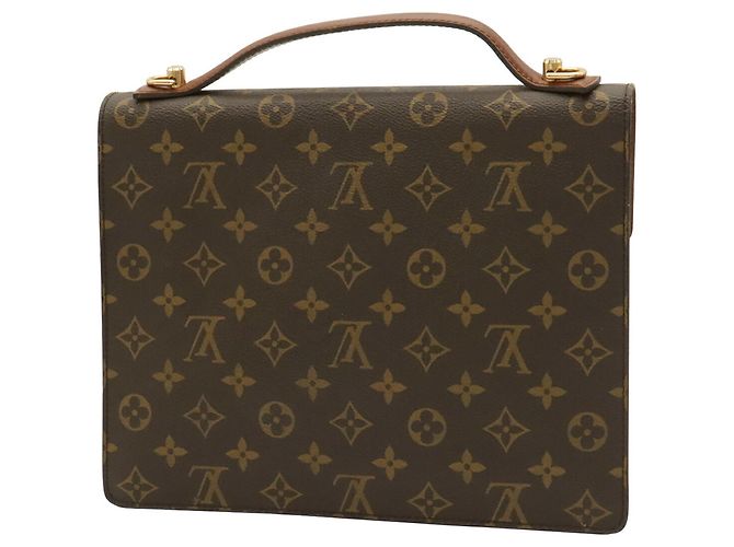 Borsa Louis Vuitton Monogram Monceau 28 - vista 3