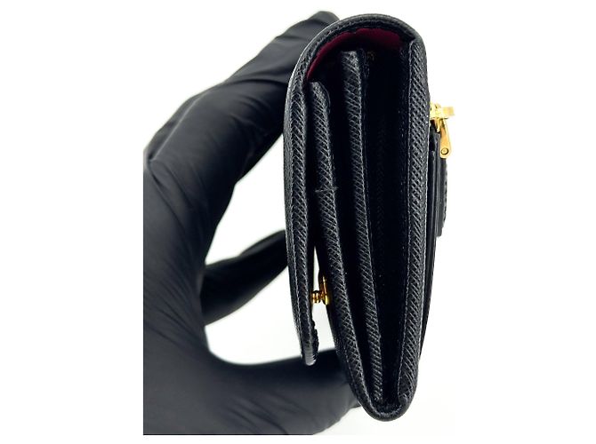 Prada Long aus Saffiano-Leder mit Klappe - Ansicht 3