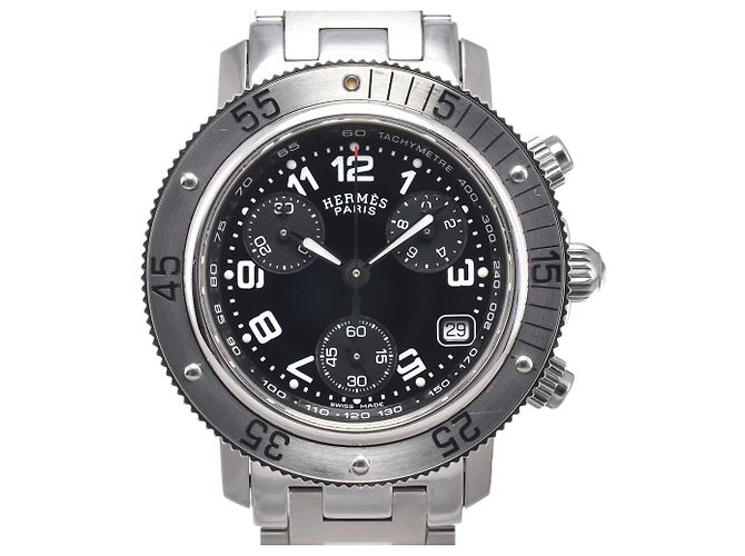 Hermès Hermes Clipper Diver Chronograph Quartz Stainless Steel 33 - Ansicht 2