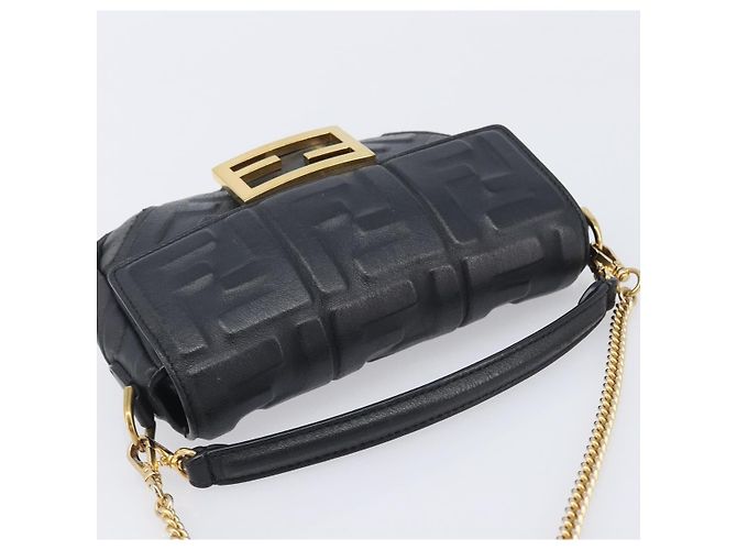 Fendi Baguette NM Zucca Pelle Imbossata Mini - vista 7