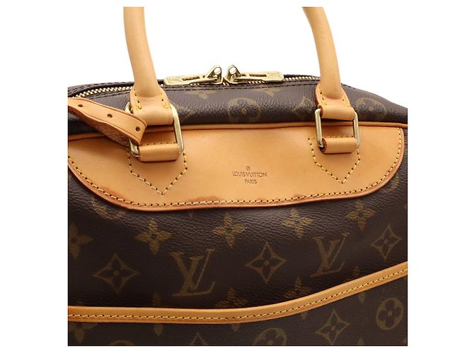 Borsa Louis Vuitton Monogram Bowling Vanity Deauville - vista 7
