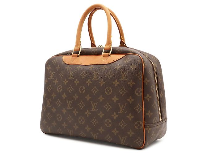 Borsa Louis Vuitton Monogram Bowling Vanity Deauville - vista 3