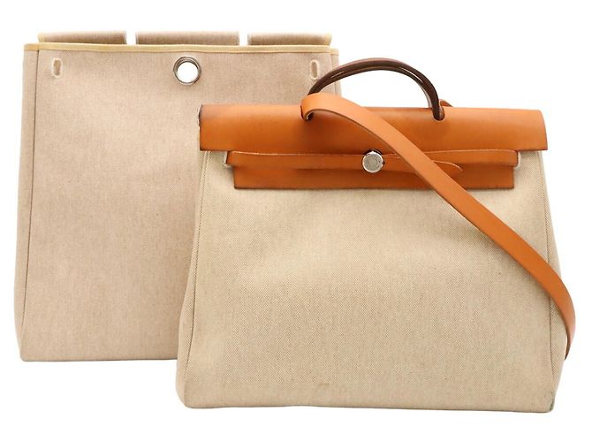 Hermès Borsa a mano e a tracolla HERMES Herbag MM - vista 2