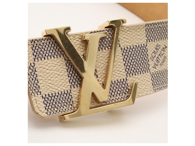 Louis Vuitton Damier Azur Standard Gürtel - Ansicht 4