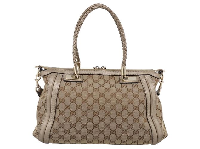 Gucci Bella Convertible Top Handle GG Canvas Medium - vista 2