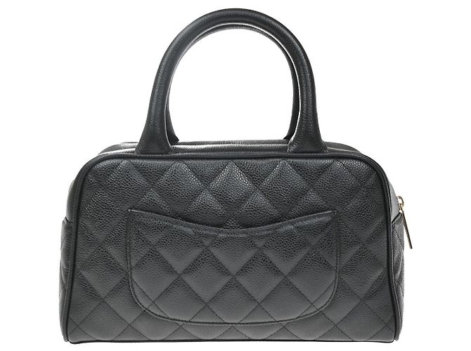 Chanel Timeless CC Bowler Quilted Caviar Medium - vista 2