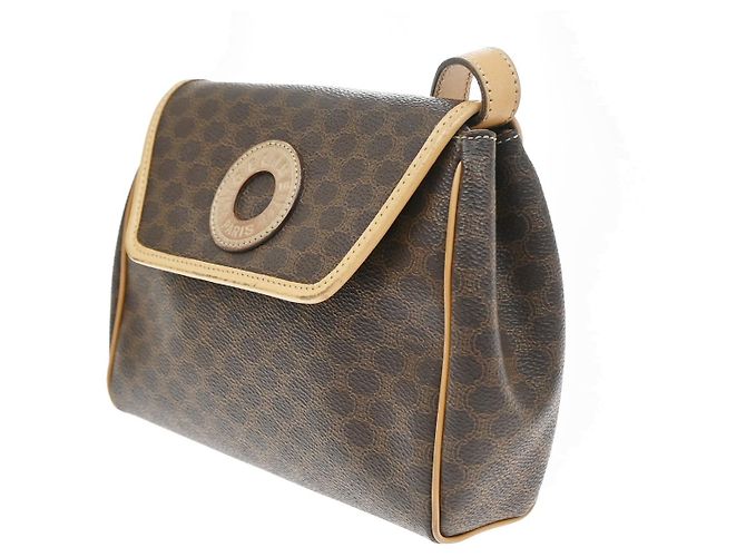 Céline Celine Macadam Shoulder Canvas Medium - vista 3