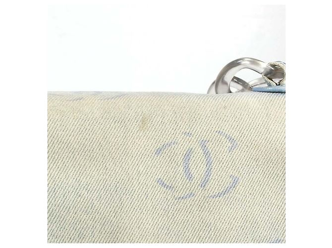 Chanel Borsa Denim Monogram - vista 10