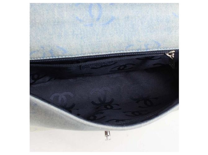 Chanel Borsa Denim Monogram - vista 5