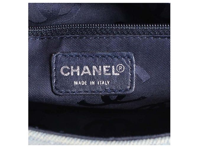 Chanel Borsa Denim Monogram - vista 6