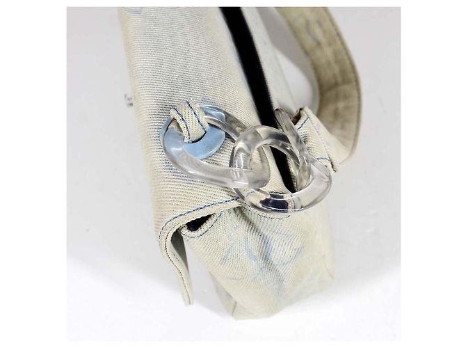Chanel Borsa Denim Monogram - vista 8