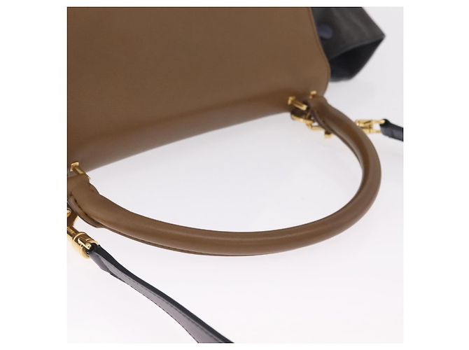 Trapèze Céline Celine Tricolor Trapeze Leather Medium - vista 7