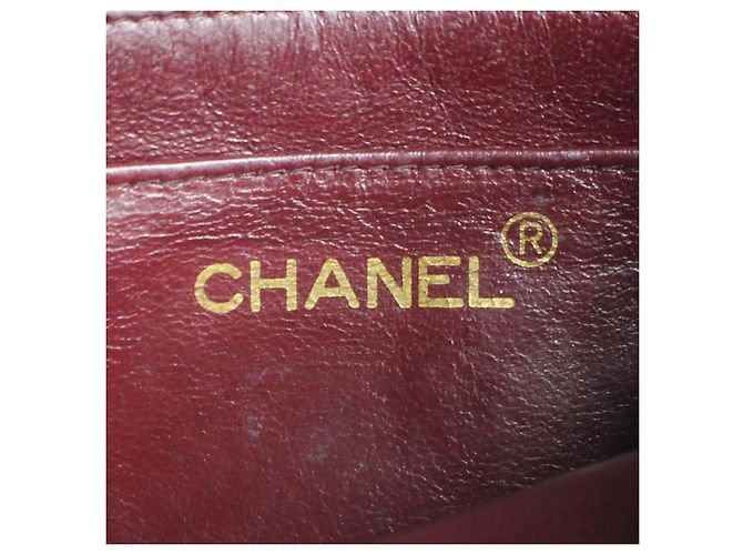 Chanel Mini Flap Bag pelle nera matelassé - vista 6