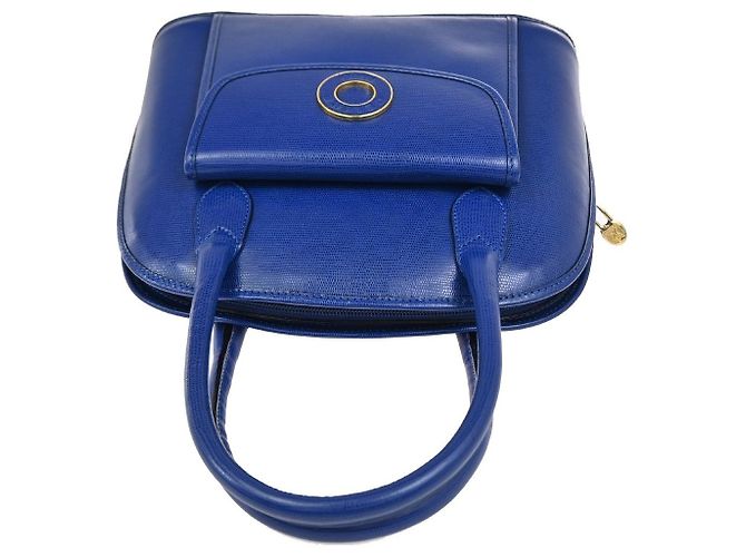 Céline Celine Vintage Circle Logo Leather - vista 7