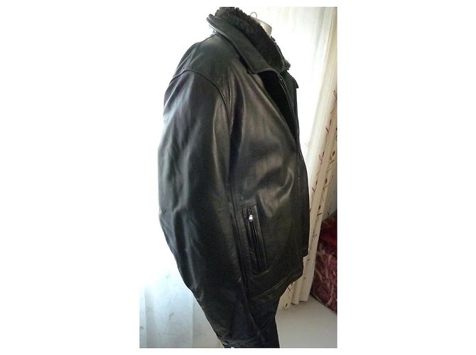 Paul & Shark schwarze Lederjacke - Ansicht 6