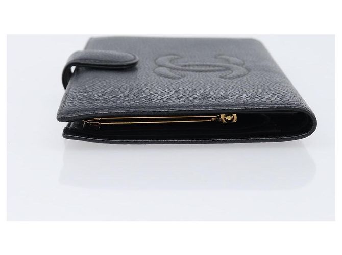 Chanel Vintage CC Bifold Leather Long - vista 4