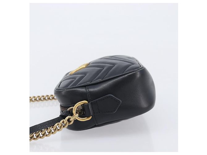 Gucci GG Marmont Matelassé Patent Small - vista 4