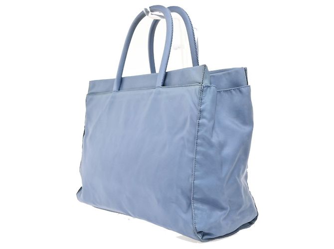 Borsa Tote Prada Tessuto in nylon e pelle - vista 3