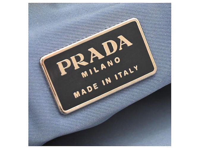 Borsa Tote Prada Tessuto in nylon e pelle - vista 6