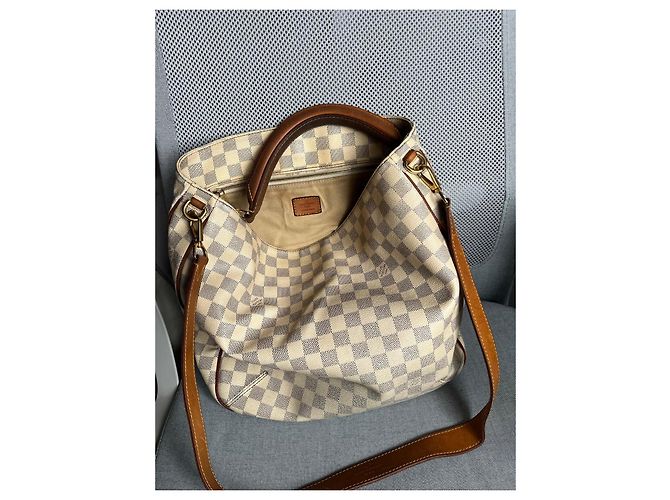 Borsa Louis Vuitton Damier Azur Soffi - vista 2