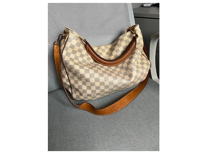 Borsa Louis Vuitton Damier Azur Soffi - vista 3