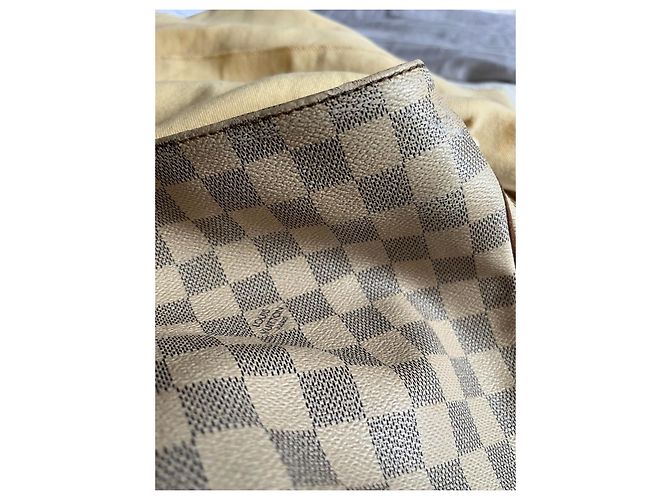 Borsa Louis Vuitton Damier Azur Soffi - vista 4