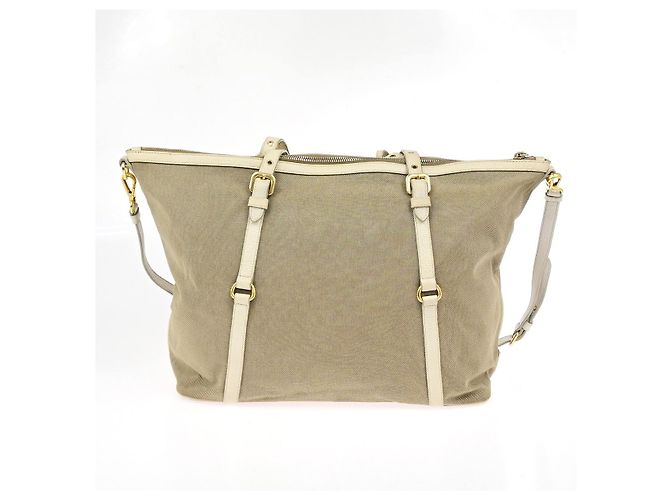Prada Logo Convertible Canvas with Leather Large - Ansicht 2