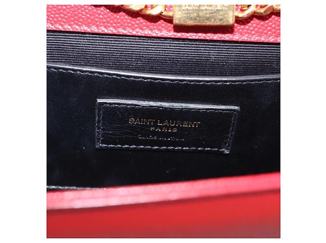 Autre Marque Saint Laurent Classic Monogram Flap Chain Leather - vista 6