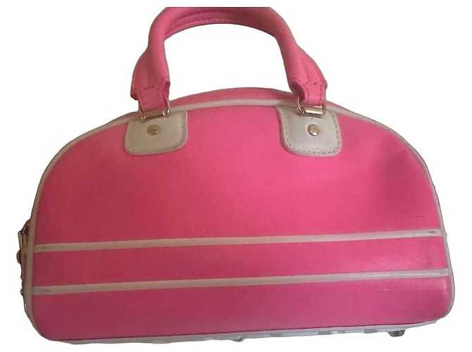 Christian Dior Borsa Mini Duffle Pelle Rosa - vista 2