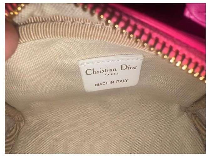 Christian Dior Borsa Mini Duffle Pelle Rosa - vista 6