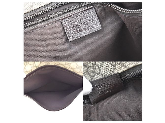 Borsa Messenger Gucci Web Strap GG Coated Canvas Large - vista 6