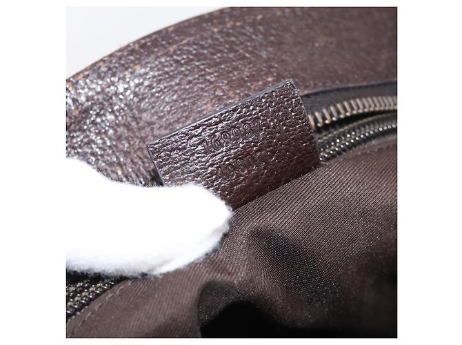 Borsa a tracolla Gucci Double Pocket Web GG Canvas Medium - vista 7