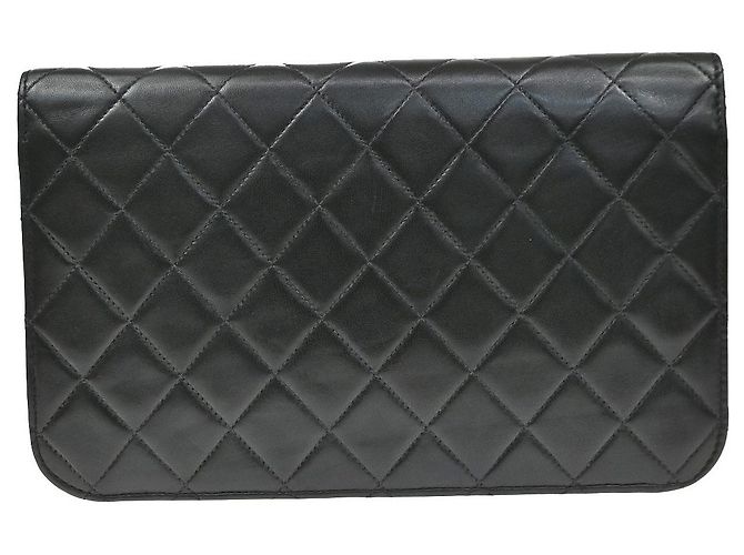 Chanel CC Full Flap Wallet on Chain Quilted Caviar - vista 2