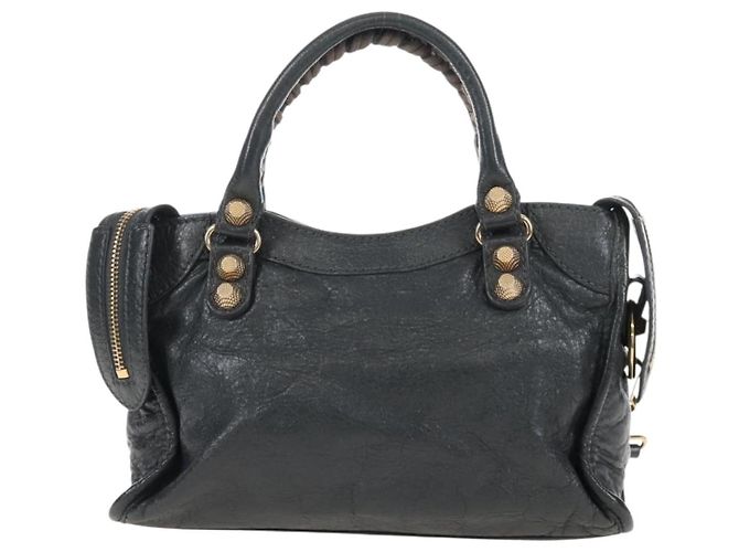 Balenciaga City Giant Studs Leather Mini - vista 2