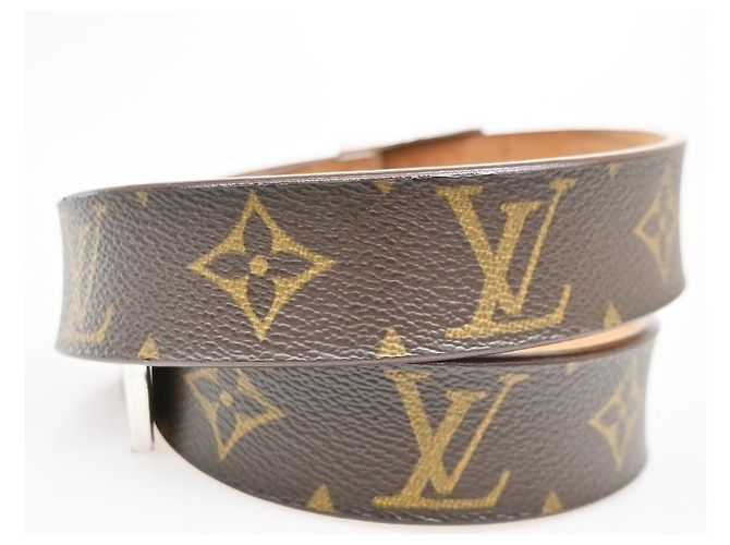 Louis Vuitton Ceinture Carre Belt Monogram Canvas Thin - vista 2