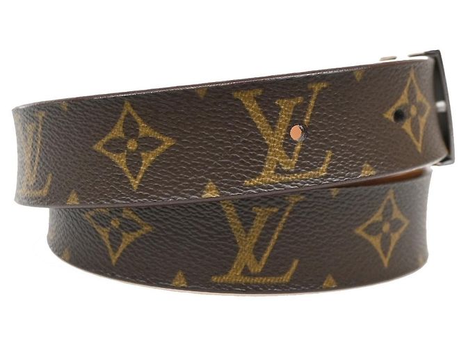 Louis Vuitton Ceinture Carre Belt Monogram Canvas Thin - vista 4