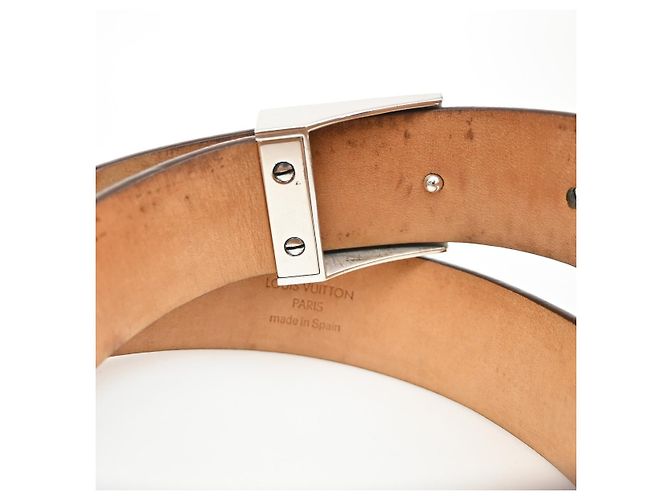Louis Vuitton Ceinture Carre Belt Monogram Canvas Thin - vista 5