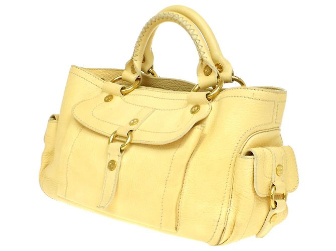 Céline Borsa Celine Boogie Satchel in pelle - vista 3