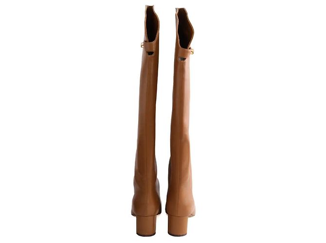 Autre Marque Botas Skorpios de piel camel - vista 2