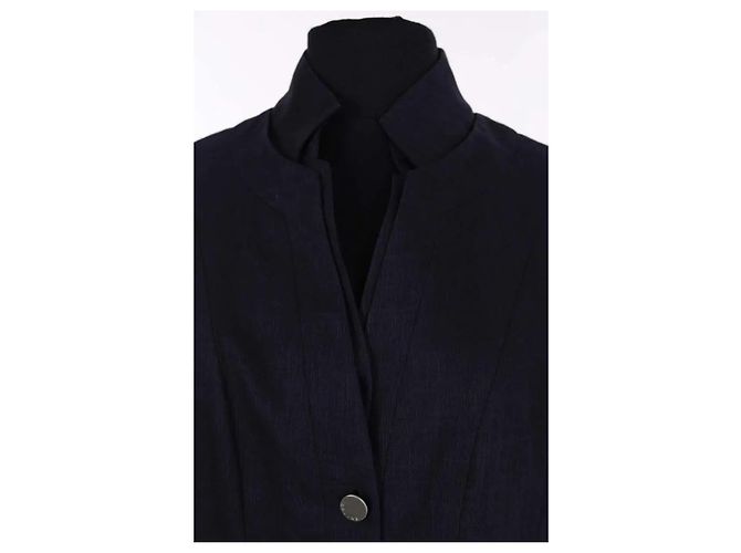 Giacca in lana blu Céline - vista 2