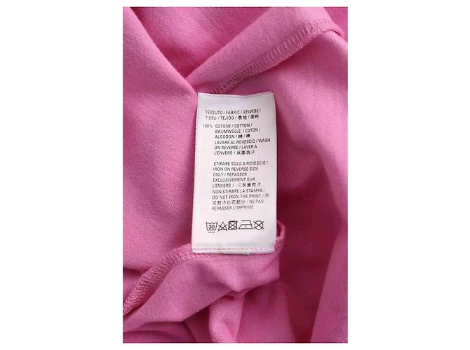 Camiseta Balenciaga rosa de algodón - vista 6