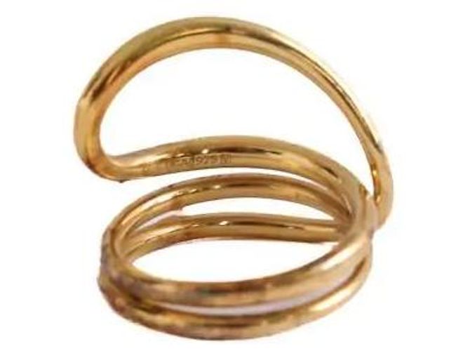 Autre Marque Anello Petite round trip dorato - vista 4