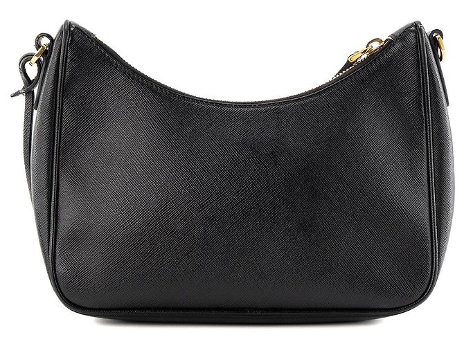 PRADA - Borsa a tracolla Re-Edition 2005 Prada in pelle saffiano nera - vista 4